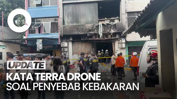 Video Terra Drone soal Penyebab Kebakaran Gedung: Masih Dalam Investigasi