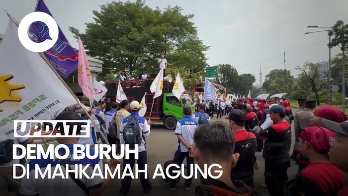 Video Buruh Demo di MA, Protes Kriminalisasi Berujung PHK oleh PT YMMA