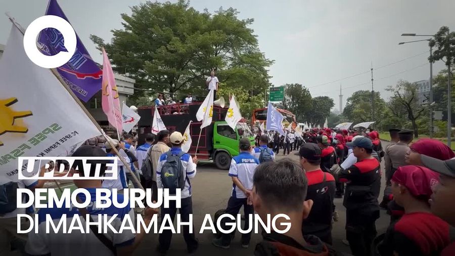 Video Buruh Demo di MA, Protes Kriminalisasi Berujung PHK oleh PT YMMA