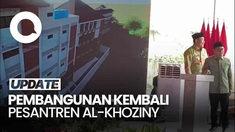 Video Pembangunan Ponpes Al-Khoziny Dimulai, Target Rampung Juli 2026
