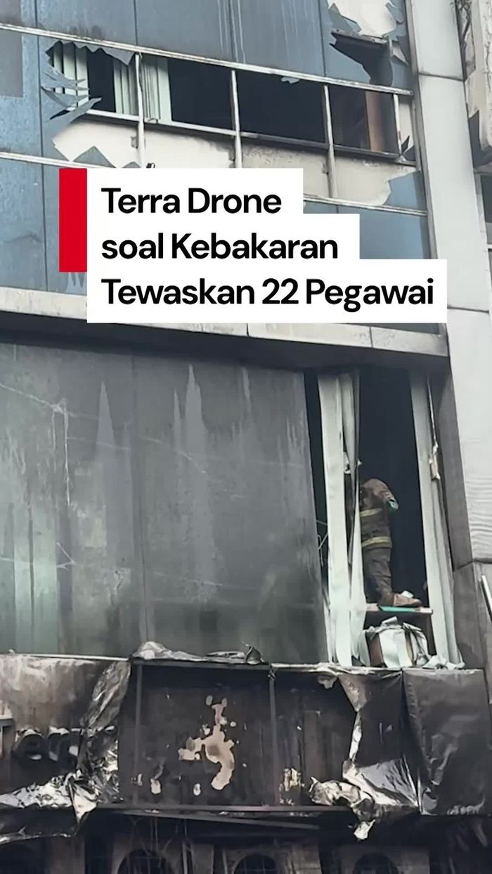 Video Terra Drone soal Kebakaran Gedung: Keadaan Benar-benar di Luar Kontrol