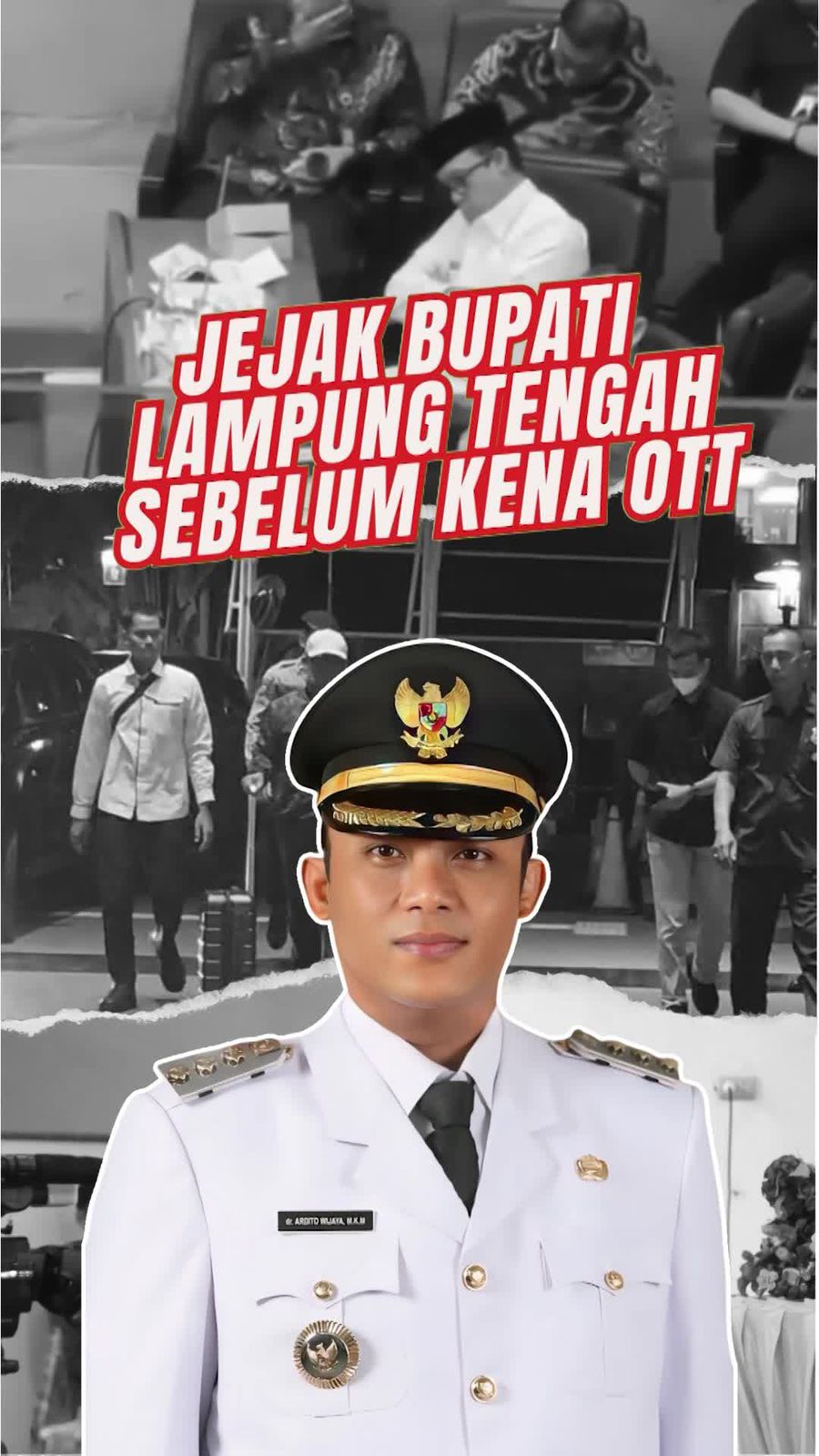 Video Bupati Lampung Tengah: Tidur Saat Rapat, Bicara Kejujuran, Di-OTT KPK