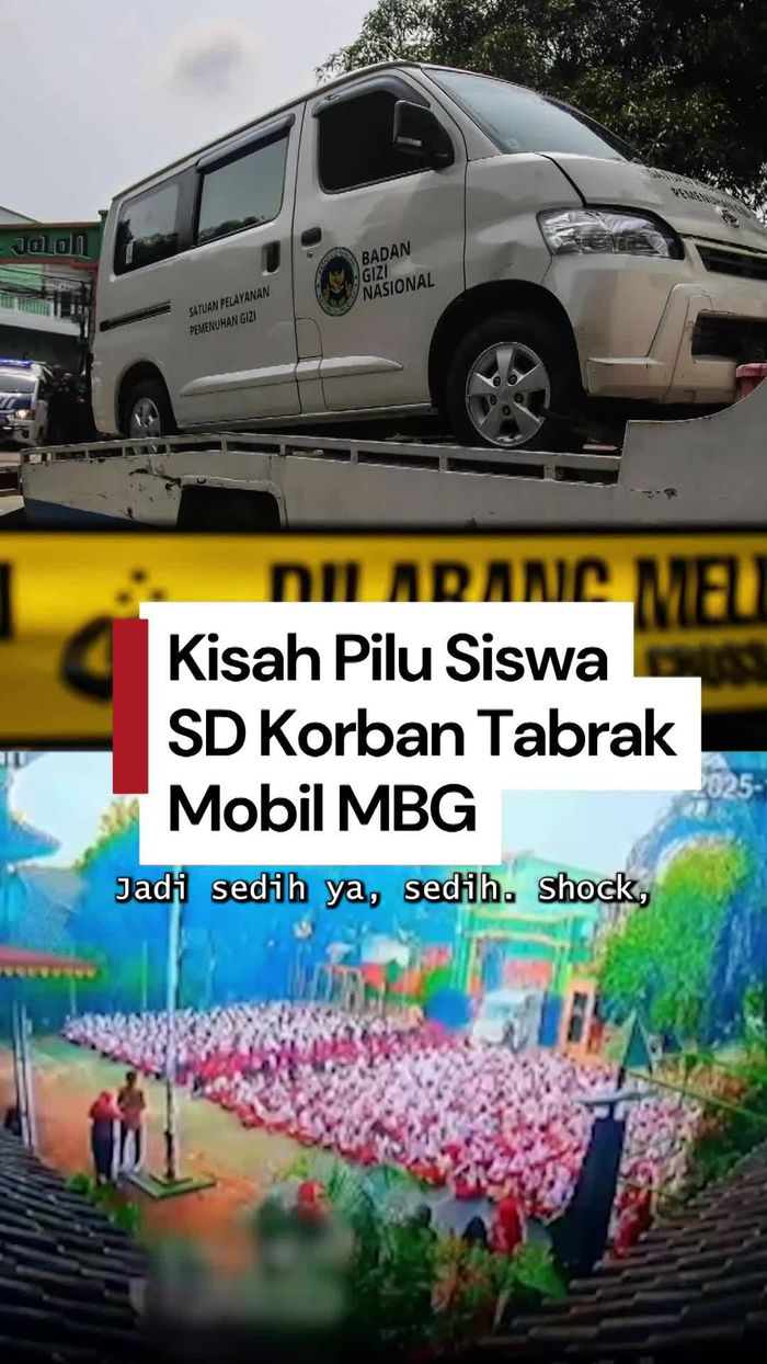 Video Pilu Siswa SD Cilincing: Pagi Masih Sehat, di Sekolah Ditabrak Mobil