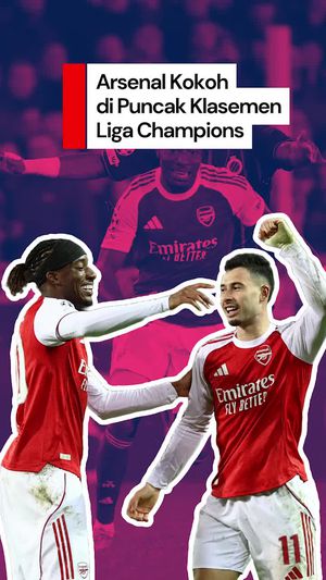 Video: Arsenal Masih Sempurna di Liga Champions