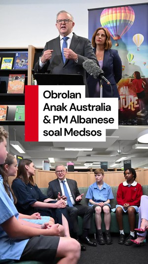 Video Momen Anak Australia Ngobrolin Larangan Medsos ke Perdana Menteri