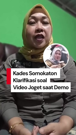 Video Klarifikasi Kades di Magelang soal Viral Berjoget saat Demo
