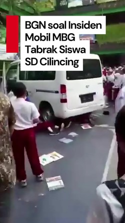 Video Mobil MBG Tabrak Siswa SD, BGN: Biaya Perawatan Ditanggung Kami