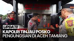 Video: Kapolri Tinjau Aceh Tamiang, Siapkan Dapur Lapangan-Trauma Healing