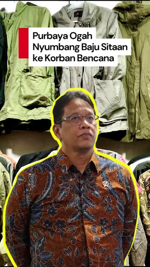 Video Purbaya Ogah Sumbang Baju Sitaan ke Korban Bencana: Itu Ilegal
