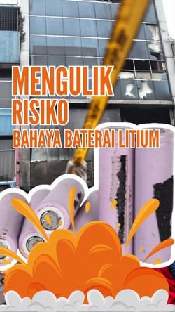 Video: Potensi Bahaya Baterai Litium yang Diduga Picu Kebakaran Terra Drone