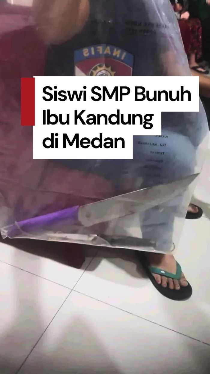 Video: Tragis, Siswi SD di Medan Tega Bunuh Ibu Kandung  
