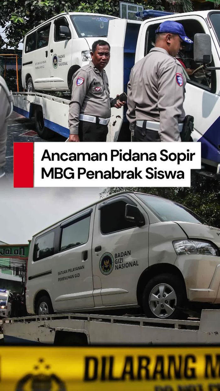 Video: Sopir Mobil MBG Tabrak Siswa di Jakut Terancam 5 Tahun Bui