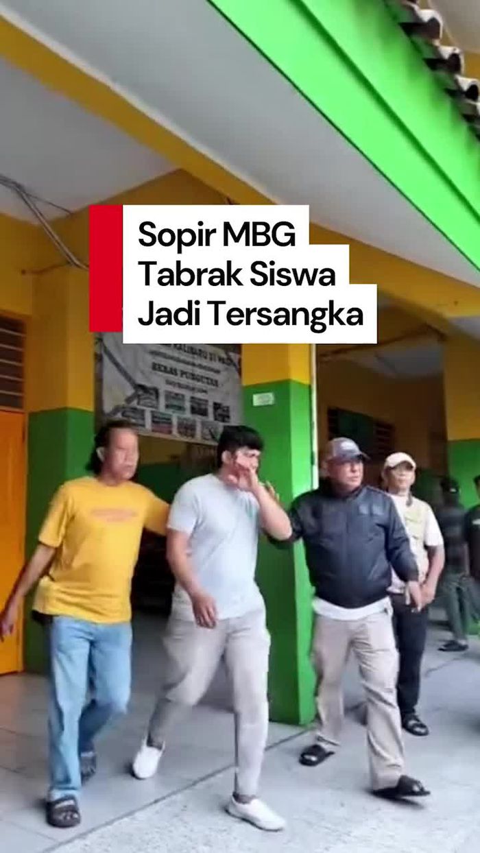 Video: Sopir Mobil MBG Tabrak Siswa SD di Cilincing Jadi Tersangka