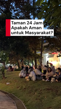 Video: Sorotan LSM soal Taman Dibuka 24 Jam