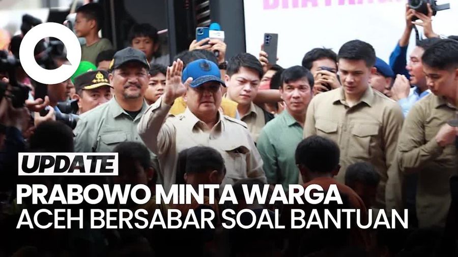 Video Prabowo: Bantuan Hunian Butuh Waktu, Kami Tak Punya Tongkat Nabi Musa