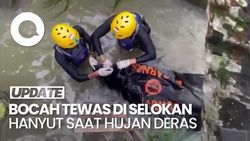 Video: Bocah 4 Tahun di Jambi Tewas Tenggelam di Selokan saat Hujan Deras