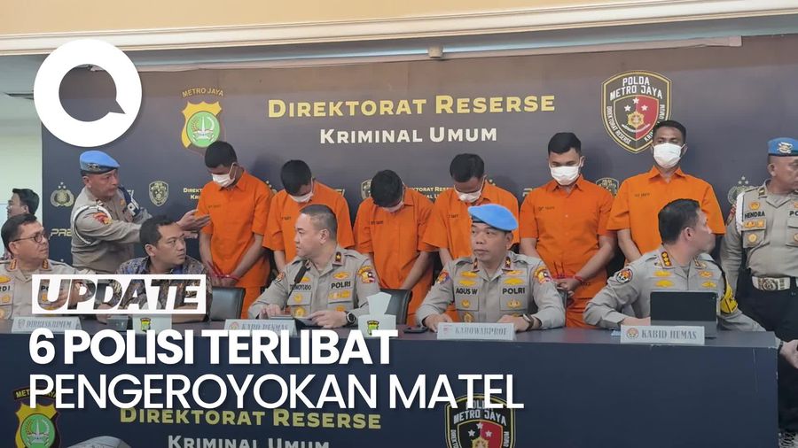 Video: 6 Anggota Polisi Tersangka Pengeroyokan 2 Matel hingga Tewas di Kalibata