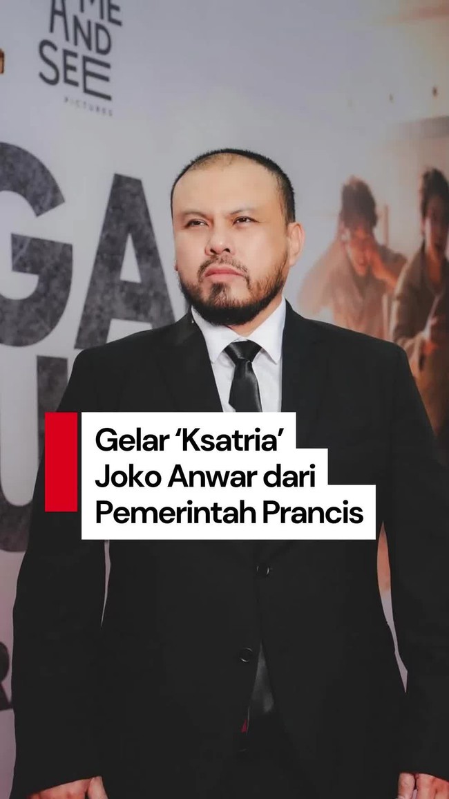 Video: Bangga! Joko Anwar Terima Gelar Ksatria Seni Budaya dari Pemerintah Prancis