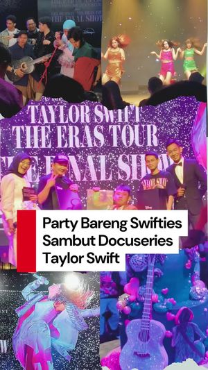 Video Keseruan Swifties sambut Docuseries Taylor Swift The Eras Tour: The Final Show