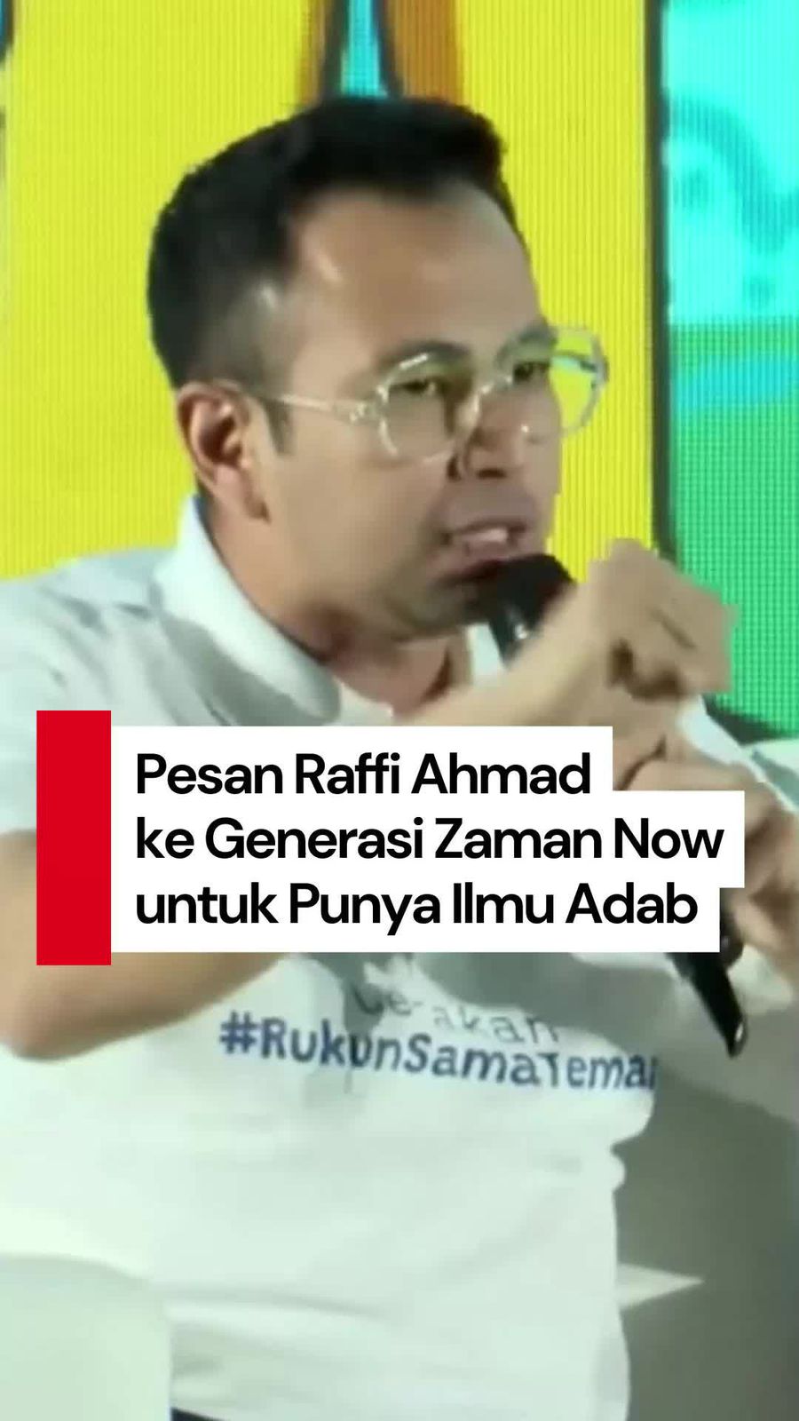 Video: Raffi Ahmad Singgung Ilmu Adab Jauh Lebih Penting