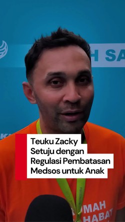 Video Pandangan Teuku Zacky soal Regulasi Batasi Anak Main Medsos