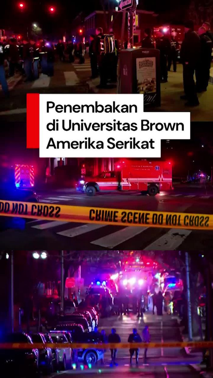 Video: Penembakan di Universitas Brown AS Tewaskan 2 Orang, Trump: Ngeri