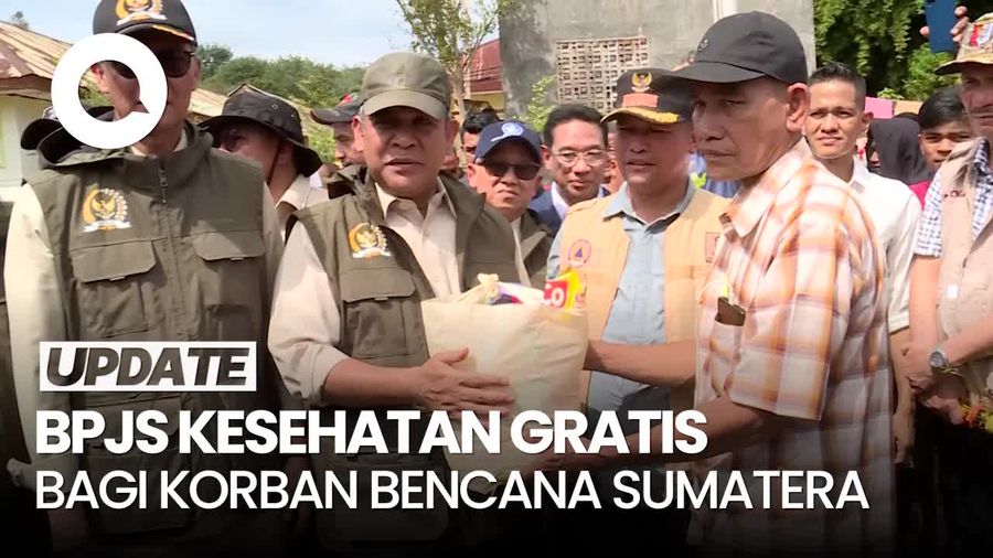 Video: Ketua MPR Sebut Korban Bencana Sumatera Dapat BPJS Kesehatan Gratis