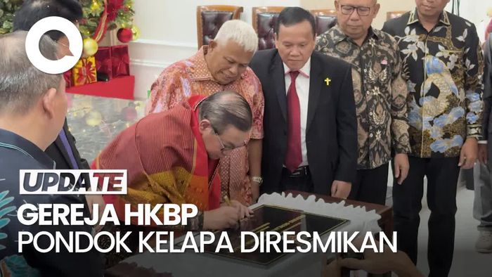 Video Pramono Resmikan Gereja HKBP Pondok Kelapa: Perizinan Makan Waktu 35 Tahun