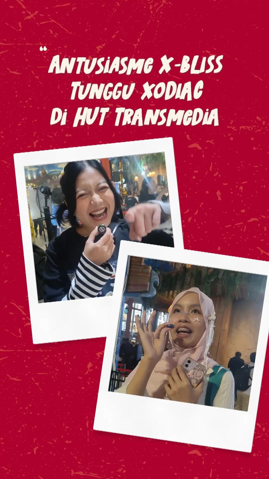 Video: Antusiasme X-BLISS Tunggu Penampilan XODIAC di HUT Ke-24 Transmedia