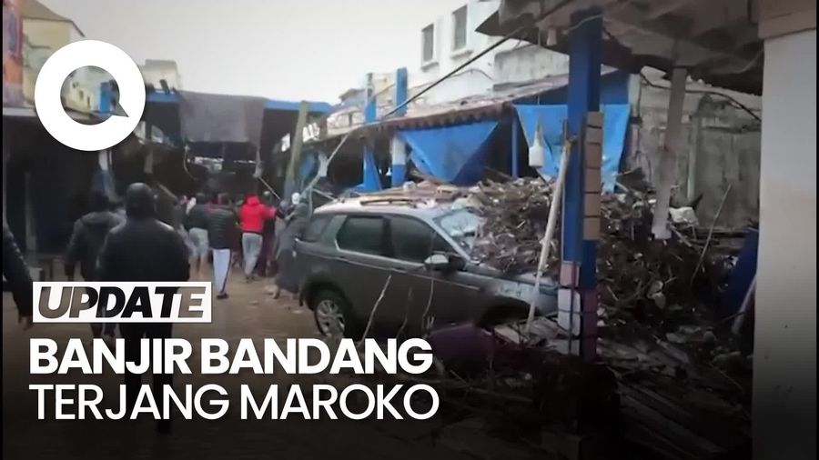 Video: Banjir Bandang Terjang Maroko, 37 Orang Tewas