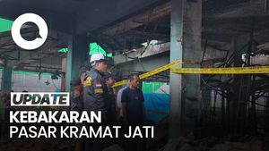 Video: Polisi Periksa 9 Saksi Terkait Kebakaran Pasar Induk Kramat Jati