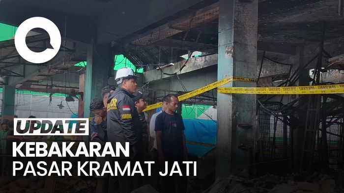 Video: Polisi Periksa 9 Saksi Terkait Kebakaran Pasar Induk Kramat Jati