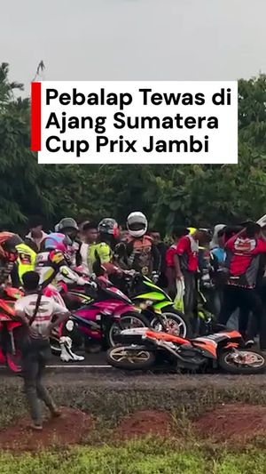 Video Pebalap Tewas di Ajang Sumatera Cup Prix di Jambi