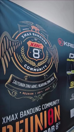 Xmax Bandung Community Gelar Reuni Akbar, Semua Nyanyi dan Goyang Bareng