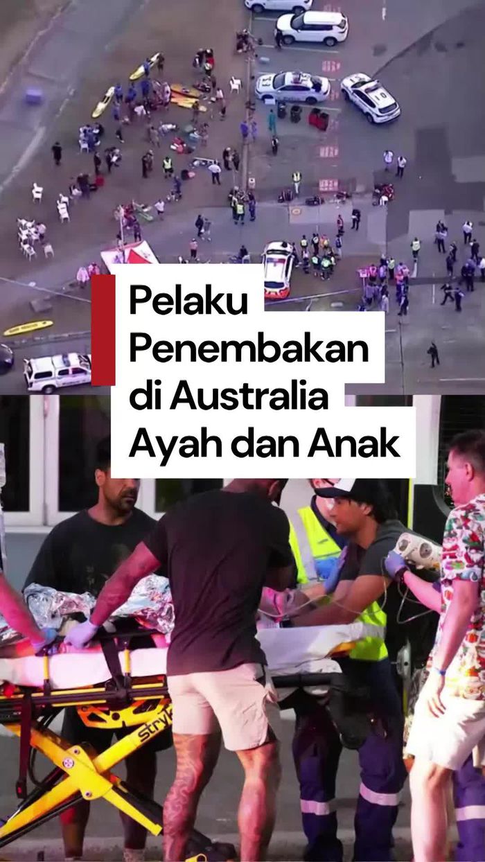 Video: Penembakan Brutal di Australia Tewaskan 15 Orang, Pelaku Ayah-Anak