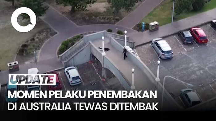 Video Detik-detik 2 Pelaku Penembakan di Australia Dilumpuhkan