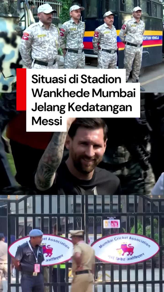 Video: Keamanan Ditingkatkan Jelang Kedatangan Messi di Mumbai