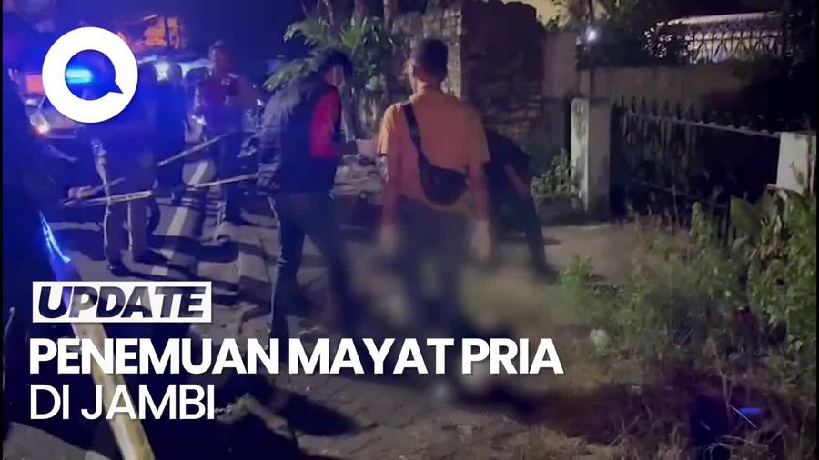 Video: Geger Penemuan Mayat Pria dengan Mulut Berbusa di Jambi