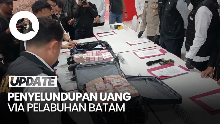 Video: 4 Orang Diamankan di Batam saat Hendak Selundupkan Uang Rp 7,7 M 