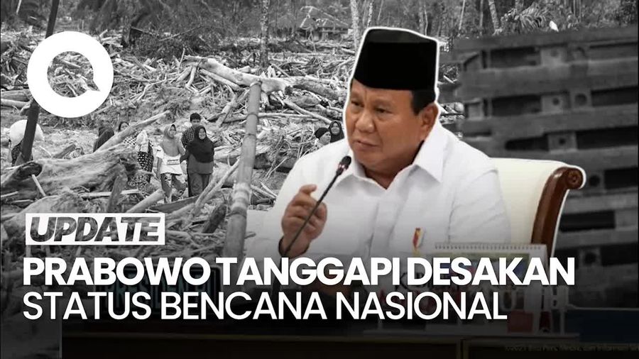Video Prabowo: Ada yang Teriak Bencana Nasional, Situasi Sumatera Terkendali