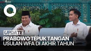 Video: Prabowo Tepuk Tangan saat Airlangga Usul Pekerja WFA 29-31 Desember