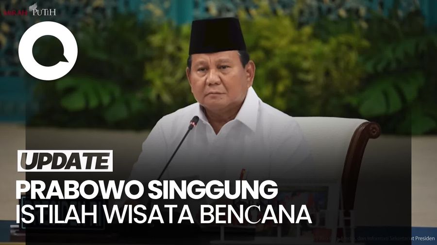 Video: Prabowo Sentil Pejabat Datang ke Lokasi Bencana untuk Foto-foto