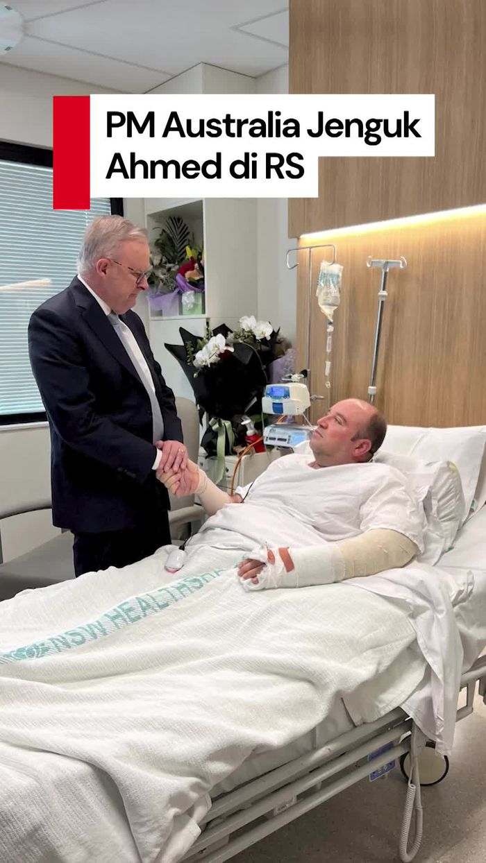 Video: PM Australia Jenguk Pahlawan Pantai Bondi, Ahmed Al Ahmed