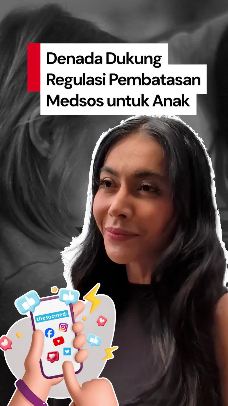 Video Pandangan Denada soal Regulasi Pembatasan Medsos untuk Anak