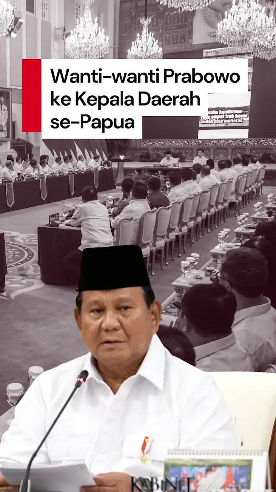 Video Prabowo ke Kepala Daerah Papua: Jangan ke LN Pakai Dana Otsus!
