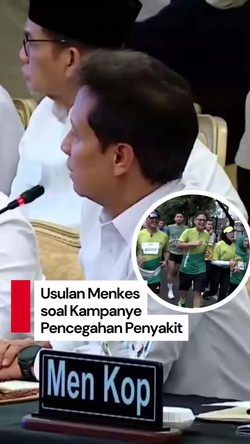 Video Menkes Usul ke Prabowo Adakan Lomba Kementerian yang Paling Sehat