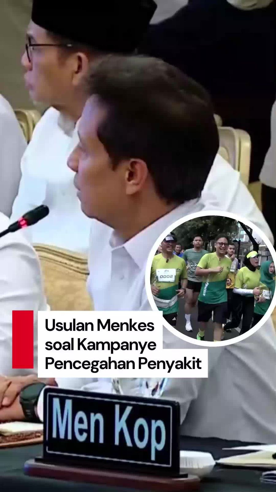 Video Menkes Usul ke Prabowo Adakan Lomba Kementerian yang Paling Sehat