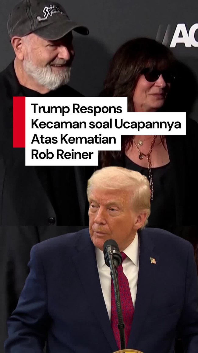 Video Trump Tetap Bilang Rob Reiner Orang Gila Meski Sudah Dikecam