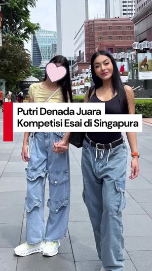 Video: Bangganya Denada, Anaknya Juara Kompetisi Esai di Singapura