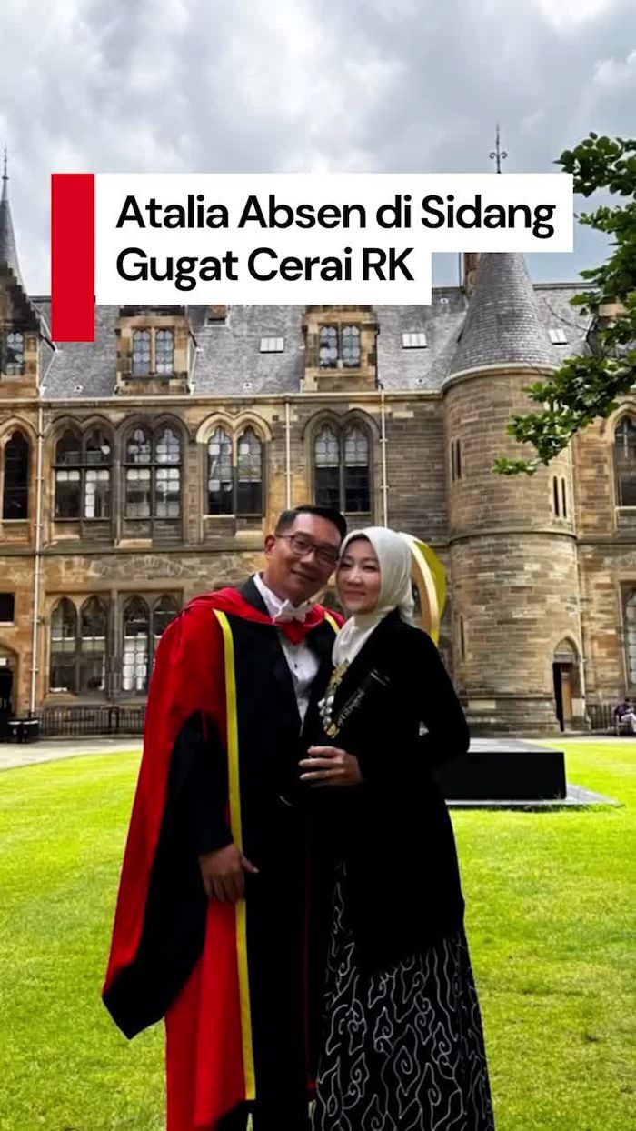 Video: Atalia Absen di Sidang Perdana Gugat Cerai Ridwan Kamil